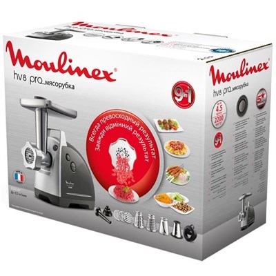 электромясорубка moulinex hv8 me688832 - фото 23973