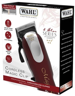профессиональная машинка для стрижки wahl magic clip cordless 5star 8148-316h - фото 24010