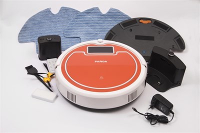 робот-пылесос panda x900 wet clean red - фото 24044