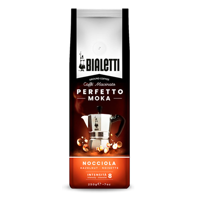 096080358 кофе молотый bialetti perfetto moka nocciola hazelnut 250 г - фото 24781