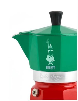 гейзерная кофеварка bialetti &quot;tricolor&quot;, на 6 чашек 5323 (270 мл) - фото 24800