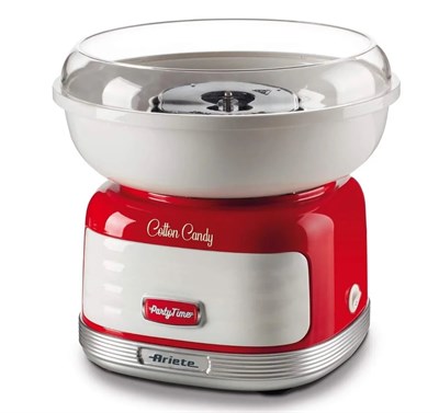 2973/00 ariete party time red прибор для приготовления сахарной ваты - фото 24907
