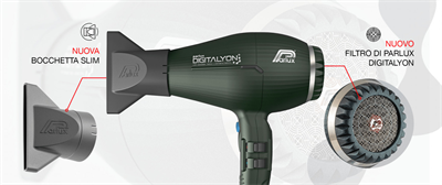 фен parlux digitalyon antracite 2400 watt - фото 25366