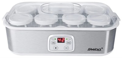 йогуртница steba jm 3, белый/серебристый - фото 25590