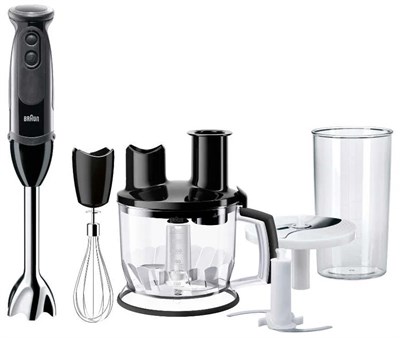 погружной блендер braun mq5275bk, черный - фото 26075
