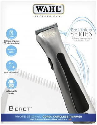 триммер wahl 8841-616н beret prolithium - фото 26257