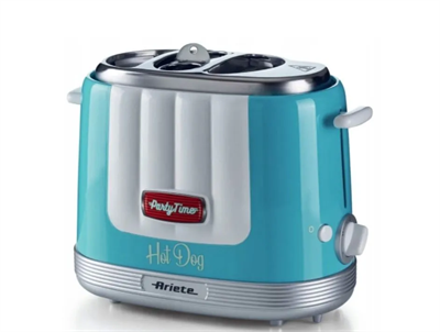 ariete 206/01 party time хотдог мейкер голубой - фото 26342