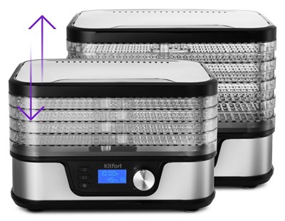 сушилка для овощей и фруктов kitfort kt-1918 - фото 26457