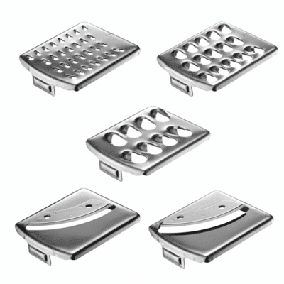 набор насадок bamix slicesy light grey, мини-комбайн для нарезки, шинковки, измельчения, объем 730 мл 7610497621607 - фото 26644