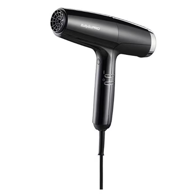 фен babyliss pro bab8550be falco  black/silver - фото 26657