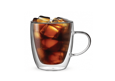 кружки стеклянные bialetti capri с двойными стенками, 350 мл, набор из 2 шт. dbw008 - фото 26871