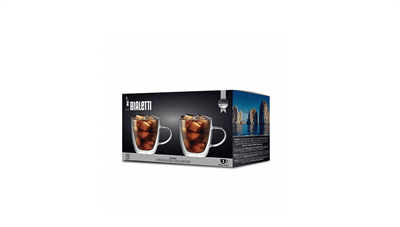 кружки стеклянные bialetti capri с двойными стенками, 350 мл, набор из 2 шт. dbw008 - фото 26872