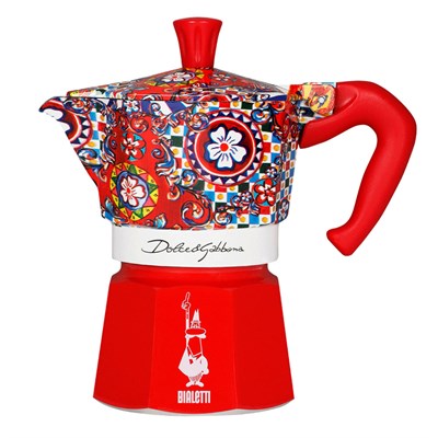 гейзерная кофеварка bialetti moka express 5329 dolce&gabbana carretto siciliano - фото 26986