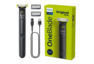 philips триммер для бороды и усов oneblade qp1424/10 - фото 27035