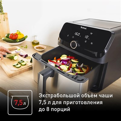 аэрогриль tefal easy fry mega ey855d10 - фото 27110