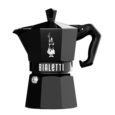 гейзерная кофеварка bialetti moka express exclusive black 9066, 6 чашек - фото 27270