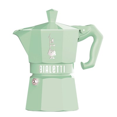 гейзерная кофеварка bialetti moka express exclusive green 9058, 6 чашек - фото 27272