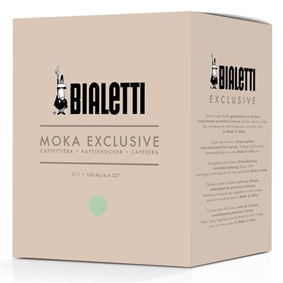 гейзерная кофеварка bialetti moka express exclusive green 9058, 6 чашек - фото 27273
