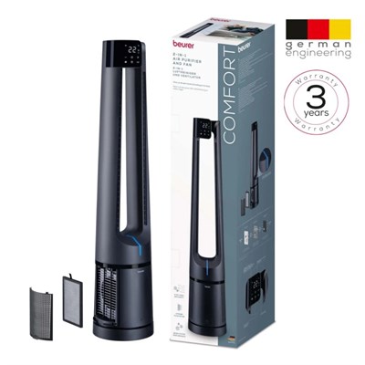 вентилятор и очиститель воздуха beurer lv 500 2-в-1 - фото 27567