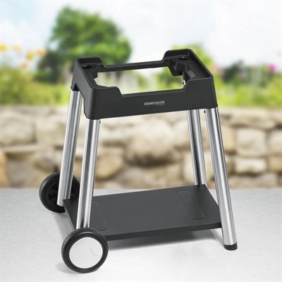 тележка для гриля rommelsbacher bbq caddy bgw 100 с колесами, боковыми столиками и отсеком для хранения - фото 27991