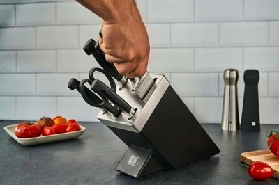 набор ножей zwilling four star, 35145-007-0, 6 предметов, черный - фото 28472