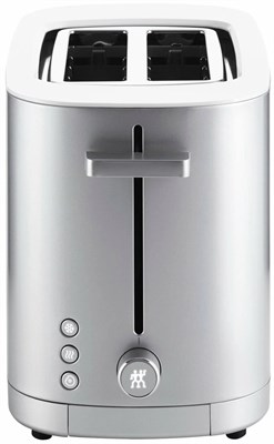 тостер zwilling enfinigy, серебристый, 2 ломтика, 7 уровней нагрева - фото 28510