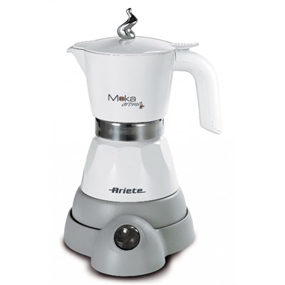 ГЕЙЗЕРНАЯ КОФЕВАРКА ARIETE 1358/10 MOKA AROMA БЕЛЫЙ - фото 28943