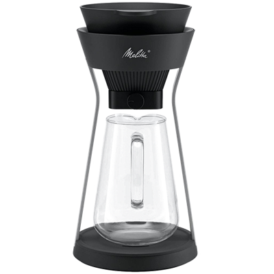 Кофеварка Кофеварка Melitta AMANO, черно-серебристая - фото 29122