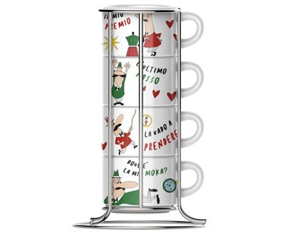 Набор чашек для капучино, коллекция Italia, Bialetti TAZZ203 4 шт. - фото 29447