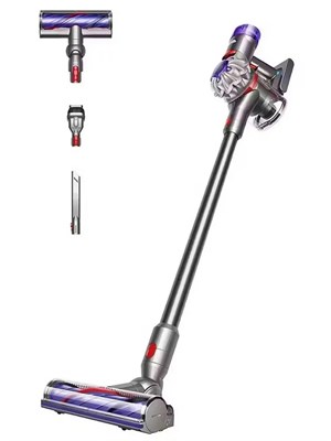 Пылесос Dyson V8 Advanced серебристый, фиолетовый - фото 29562