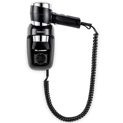 542.06/044.03 Настенный фен Valera Action Protect 1600 Socket Black - фото 30640