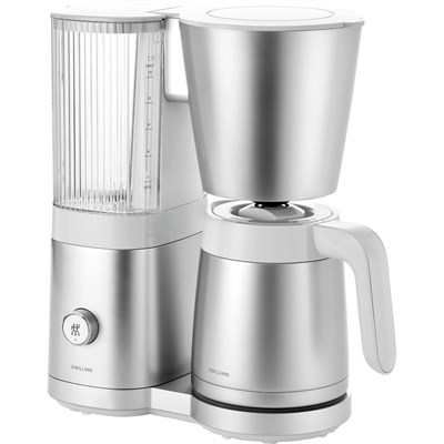 Кофемашина с фильтром Zwilling Enfinigy, 1,25 л, серебристо-белая 53103-300-0 - фото 30884