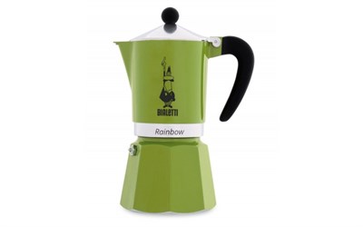 Гейзерная кофеварка Bialetti 4973 Rainbow Green на 6 порций - фото 31054