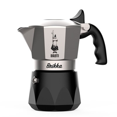 Гейзерная кофеварка Bialetti Brikka 7327 с клапаном для пенки - фото 31060