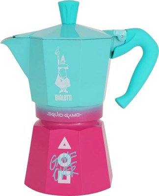 Кофеварка Bialetti Moka Express Squid Game 5393, 6 чашек - фото 31219