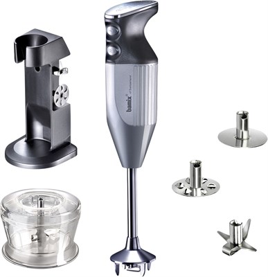 Погружной блендер Bamix M200 DeLuxe silver - фото 32417