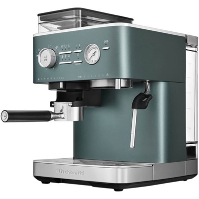 Полуавтоматическая эспрессо-машина KitchenAid темно-зеленый 5KES6551EJP - фото 32621