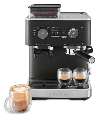 Полуавтоматическая эспрессо-машина KitchenAid черный чугун 5KES6551EBK - фото 32622