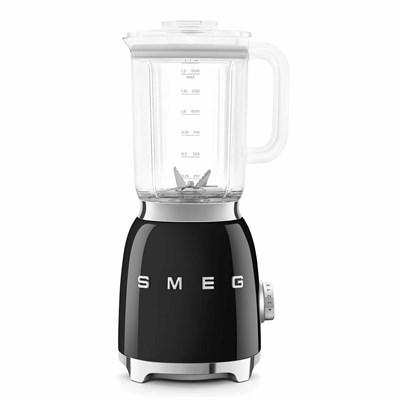 Настольный блендер Smeg BLF03BLEU, Эстетика стиля 50-х, черный - фото 32648