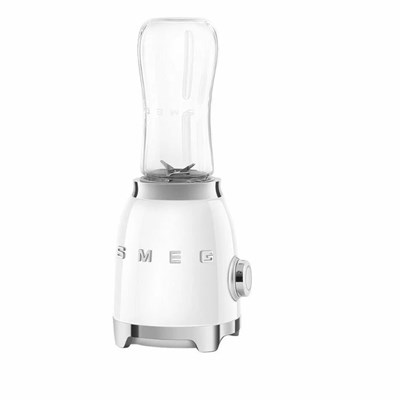 Блендер Smeg PBF01WHEU, 2 скорости, 300 Вт, 2 бутылки для смузи, белый - фото 32661