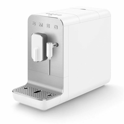Кофемашина Smeg BCC12WHMEU, белый, регулировка помола, подача горячей воды, 1,4 л - фото 32689