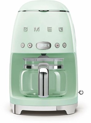 Капельная кофеварка Smeg DCF02PGEU, пастельный зеленый, стиль 50-х годов, 10 чашек, 1.4 л - фото 32695