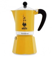 Гейзерная кофеварка Bialetti Rainbow Yellow на 6 порций 4983