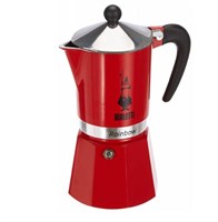 Гейзерная кофеварка Bialetti 4963 Rainbow Espresso Maker, Red