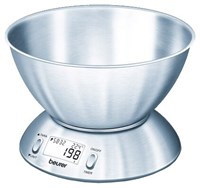 кухонные весы beurer ks 54 нержавеющая сталь