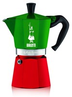 гейзерная кофеварка bialetti &quot;tricolor&quot;, на 6 чашек 5323 (270 мл)
