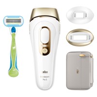 фотоэпилятор braun pl5154 silk-expert ipl pro 5, белый/золотистый