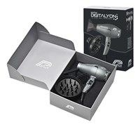 фен parlux digitalyon glitter grey 2400 watt + magic sense