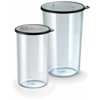 набор стаканов с крышками bamix 3002.001, 400мл+600мл, тритан, ударопрочный