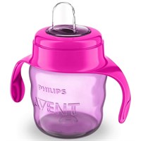 поильник philips avent comfort с носиком ручками 200мл с 6месяцев розовый scf551/03